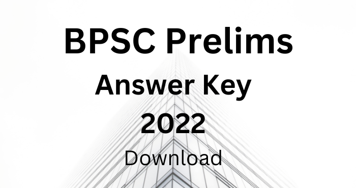 BPSC 67th Answer Key 2022